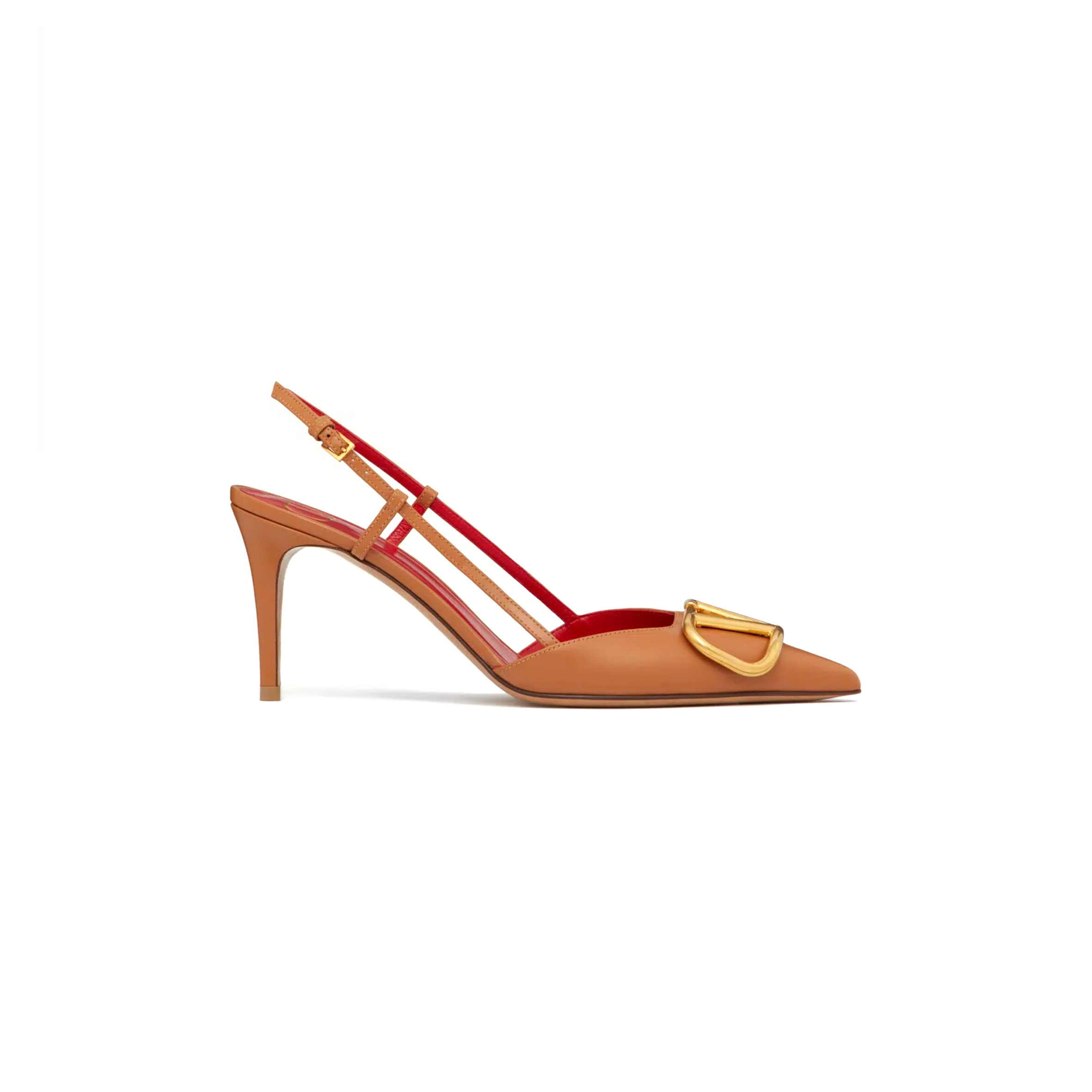VALENTINO VLOGO SIGNATURE CALFSKIN SLINGBACK PUMP 80MM 3.15IN 4W2S0R01DSH_KEL VALENTINO VLOGO SIGNATURE CALFSKIN SLINGBACK PUMP 80MM 3.15IN 4W2S0R01DSH_KEL